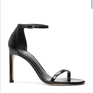Stuart Weitzman Nudistsong Black Heeled Sandals